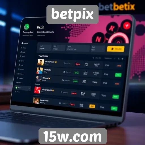 Análise da interface do usuário no site betpix